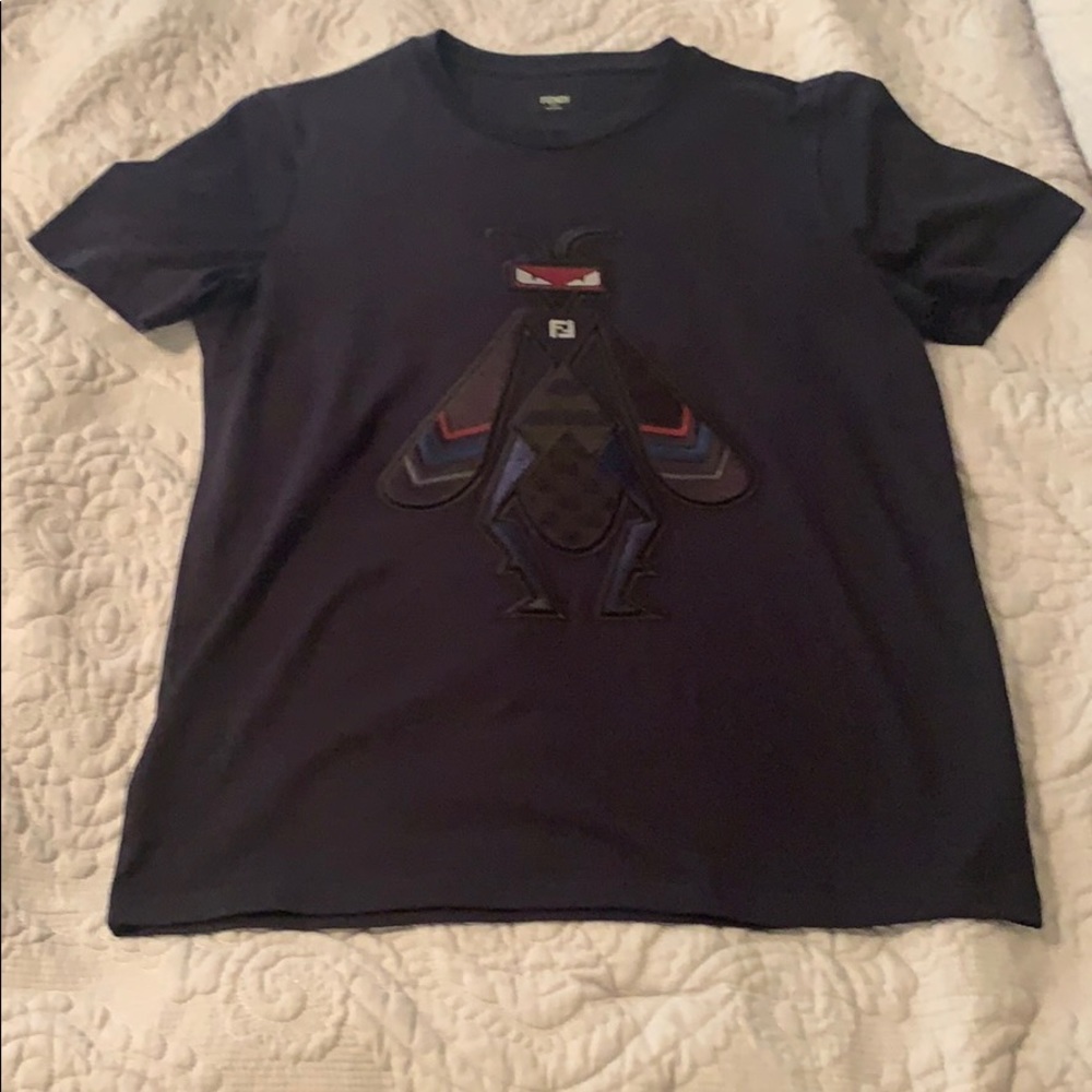 Mens Fendi Tee, Wasp Fendi Symbol